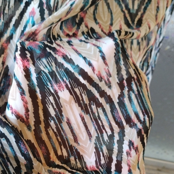 Brown and Cream Pleated Midi Skirt for Cocktail Events - Picture 10 of 13